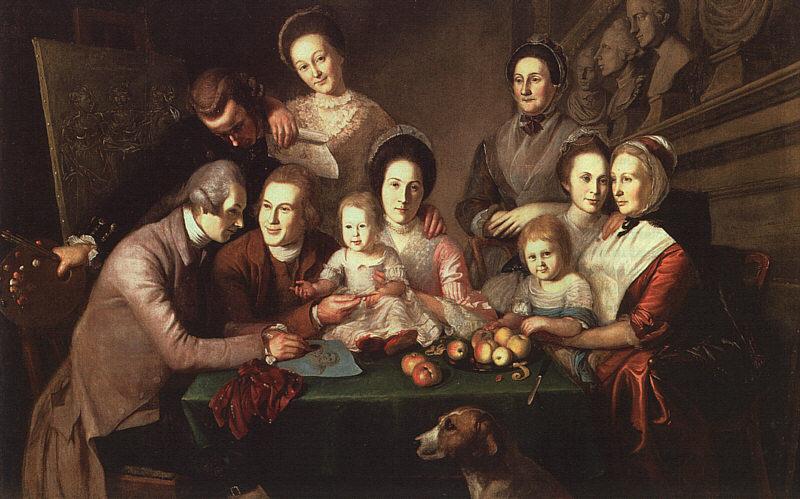 Charles Wilson Peale The Peale Family oil painting image
